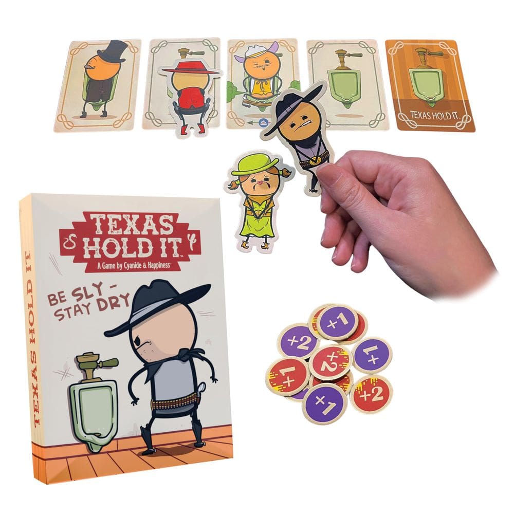 Jogo de cartas Joking Hazard Texas Hold It Wild West Bathroom