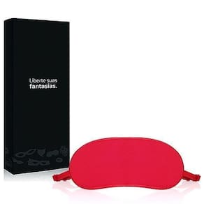 Tapa Olho Especial Unissex Com Regulagem - Vermelho