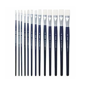 Kit Pincel Para Artesanato Linha Premium Cerda Natural