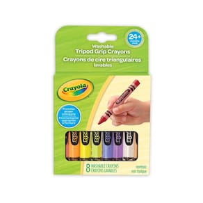Crayola My First Triangular Crayons 8 cores laváveis