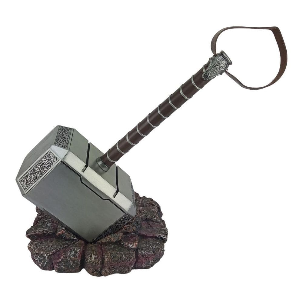 Mjolnir Martelo Do Thor Avengers Decoração Geek + Suporte