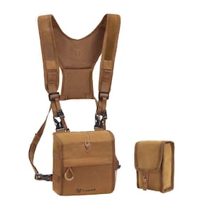 Arnês binocular TideWe Bino com bolsa rangefinder e capa de chuva