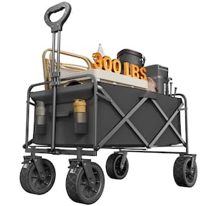 Carrinho dobrável HOOPLE Wagon Cart 136 kg Capacidade 38,9x56x104cm