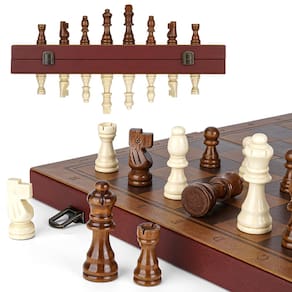 Conjunto de xadrez Vahome Strong Magnetic para adultos e crianças 15.4