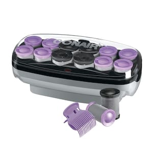 Modelador de Cachos Rolos Cerâmica Conair e Presilhas Roxo Xtreme - 1 unid