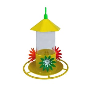 Bebedouro Pássaros Beija Flor Com Poleiro E Chapéu 200Ml