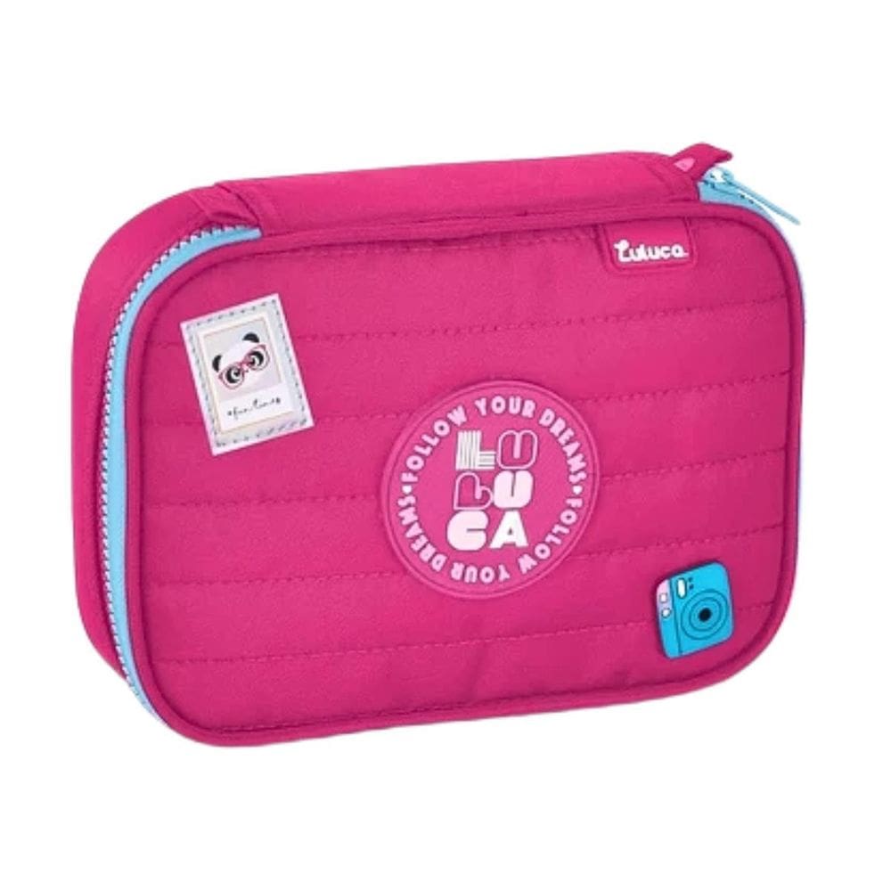 Estojo Box Rosa Luluca Lu24640