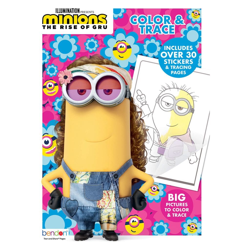 Livro de atividades Despicable Me Minions Rise of Gru 48 páginas