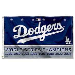 Bandeira WinCraft Los Angeles Dodgers 8 vezes campeã mundial
