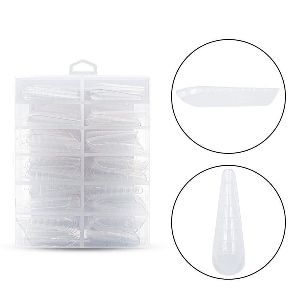Molde F1 Mandorla Unhas De Gel Acrigel Polygel, 120 Unidades
