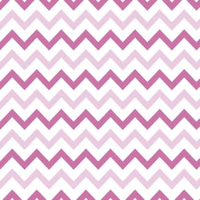 Kit 5 Rolos Papel De Parede Adesivo Chevron Rosa Branco 3,0M