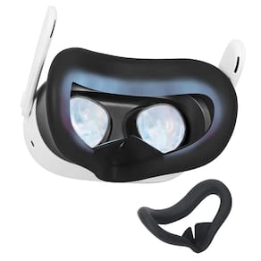 Máscara facial de silicone para Meta Quest 3s, à prova de suor, à prova de luz