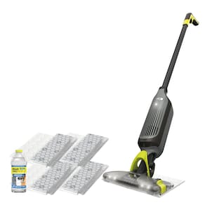 Esfregão a vácuo Shark VACMOP Pro sem fio com spray cinza carvão