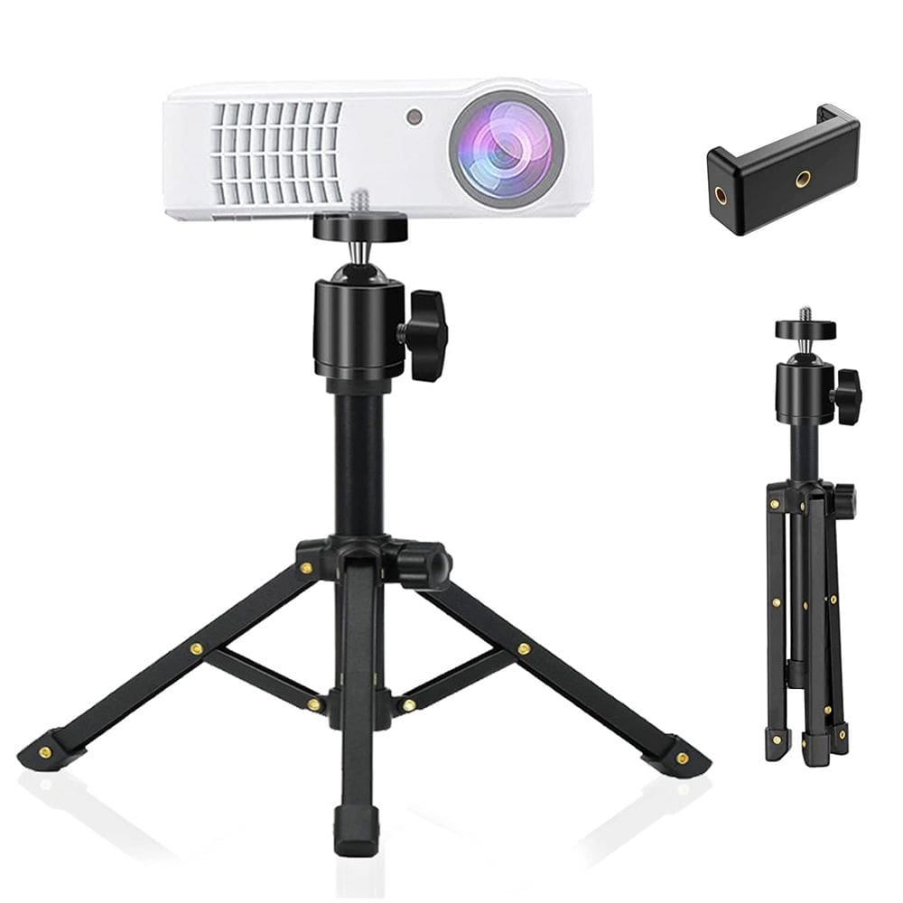 Suporte para mini projetor JCWINY Mini Tripod Desktop Tabletop