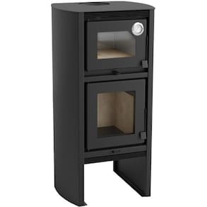 Calefator com Forno Metávila 1290GF e Kit de Instalação, Grafite