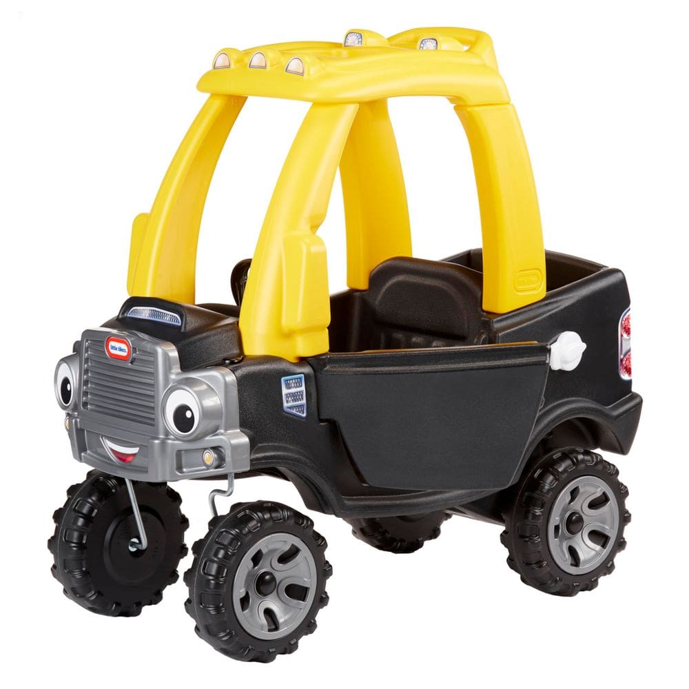 Caminhão Ride-On Little Tikes Cozy Truck preto para crianças a partir de 1,5 anos