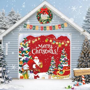 Tampa de porta de garagem de Natal para carro único 2,1 x 2,4 m