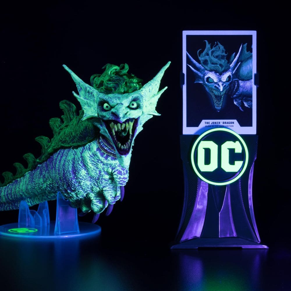 Veículo McFarlane Toys DC Multiverse The Joker Dragon 18cm
