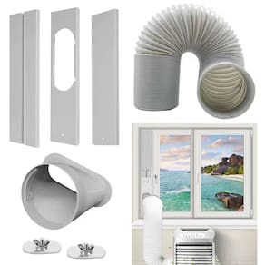 Kit de ventilação de janela de ar condicionado portátil DYUJTMQ