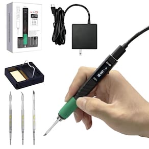 Ferro de solda Kaisi K211 65W para eletrônicos com 3 pontas