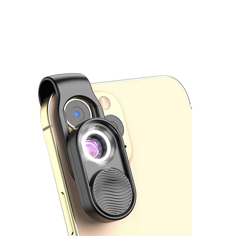 Lente de microscópio APEXEL Nano Zoom 100X para smartphone