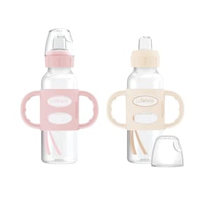 Frasco Sippy Spout Dr. Brown`s Milestones 250 ml, 6 m+2 pacotes