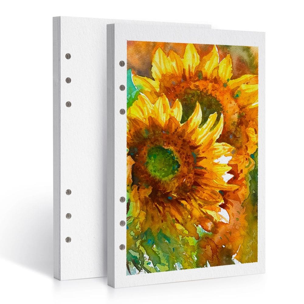 Papel aquarela LIGHTWISH 100% algodão 300gsm A5 40 folhas