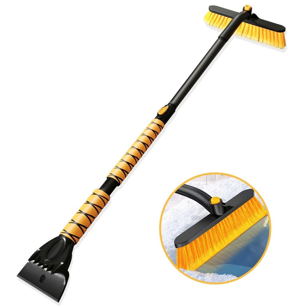Escova de neve Ice Scraper Jkapy 12cm para pára-brisa de carro