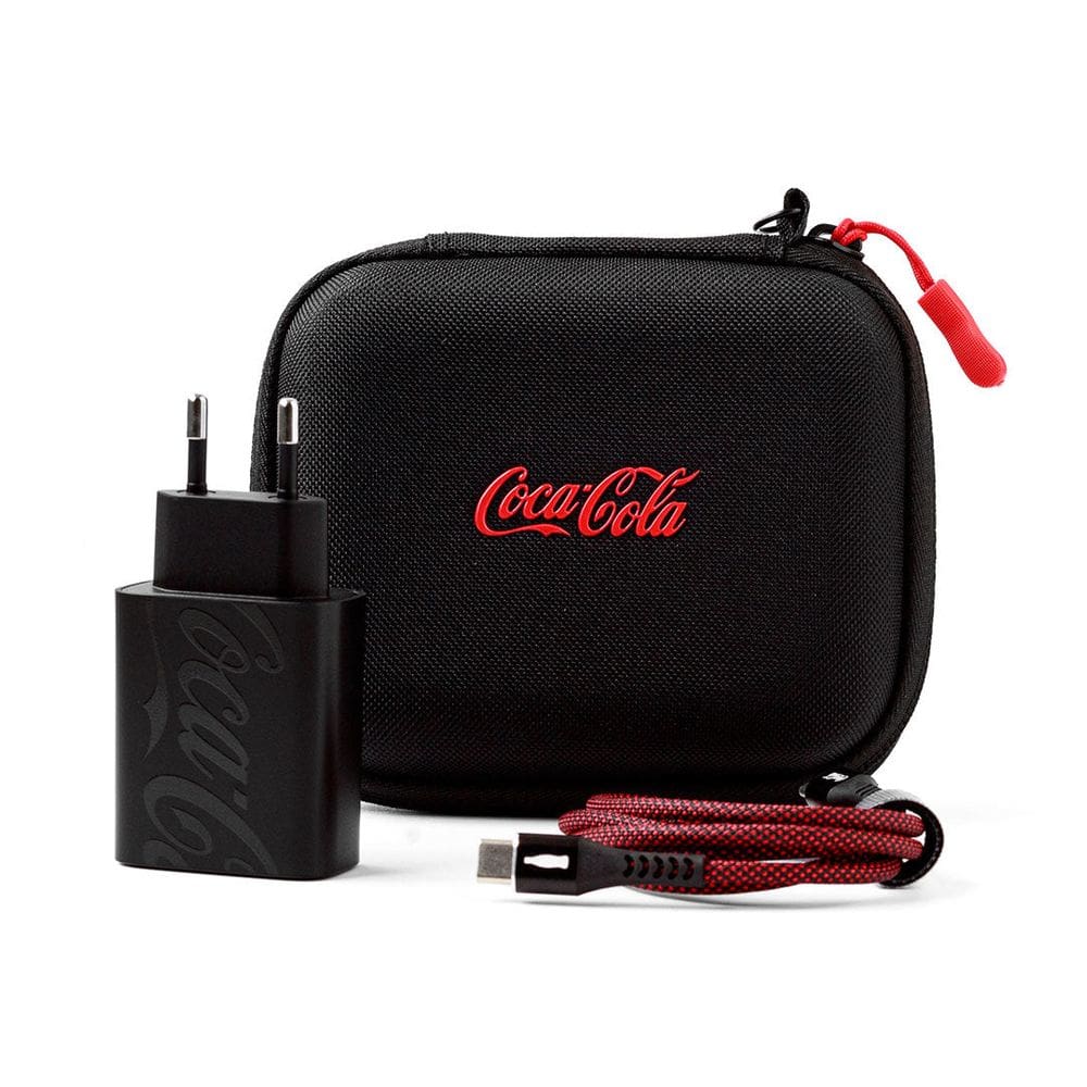 IWILL - Kit Carregamento Coke Kit Adap 30w C/ Bag e Cabo BLK