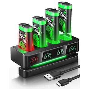 Pacote de bateria recarregável e carregador para Xbox One/Xbox Series
