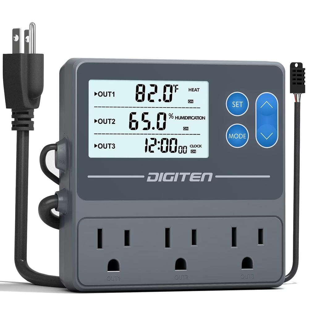 Controlador de temperatura e umidade DIGITEN THT103 Reptile