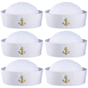 Chapéus de marinheiro Boao White Captain Yacht Ship Traje náutico (6)