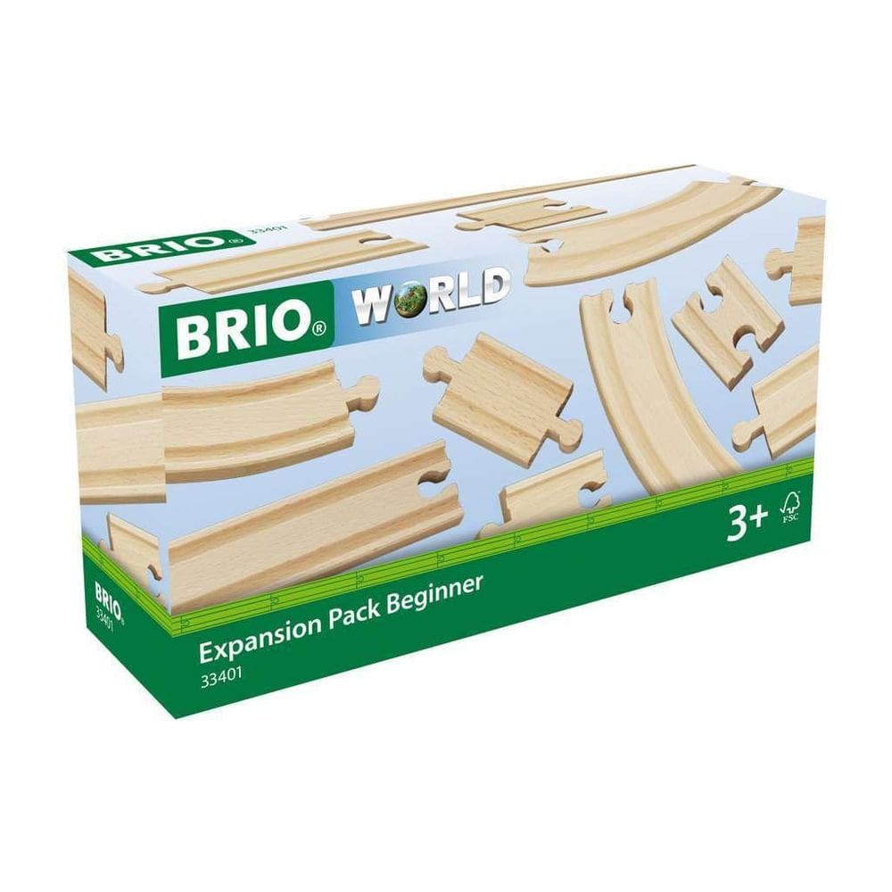 Conjunto de trem BRIO World 33401, expansão para iniciantes, 11 peças