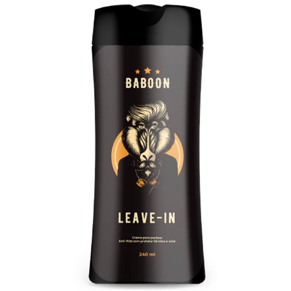 Leave-in Creme para Pentear com Protetor Térmico e Solar 240mL Baboon