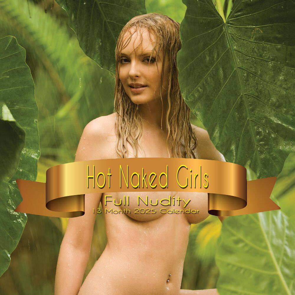 Calendário 2025 Calendário de parede Hot Naked Girls
