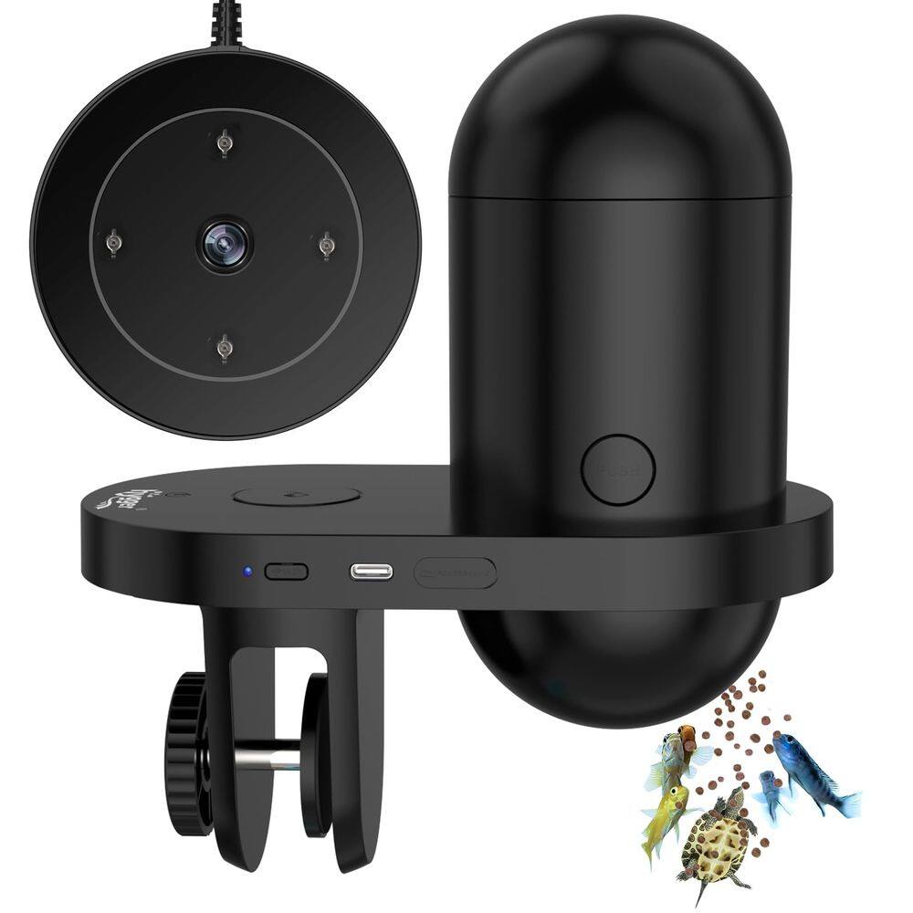 Alimentador automático de peixes hygger WiFi HG-082-3 para aquários