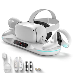 Base de carregamento Dxldfks com fixação automática para Oculus Quest 2