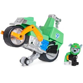 Veículo de brinquedo Paw Patrol Moto Pups Rocky com figura de mais de 3 anos