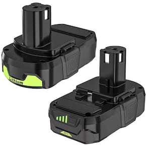 Baterias de reposição Bayhon 18V 3.0Ah de íon de lítio x2 Ryobi