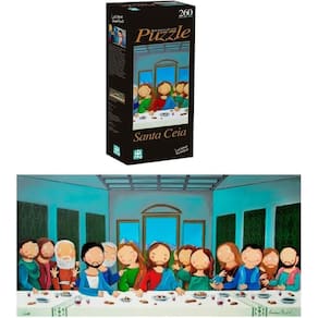 Quebra-Cabeça Santa Ceia Puzzle 260 Peças - Nig Brinquedos
