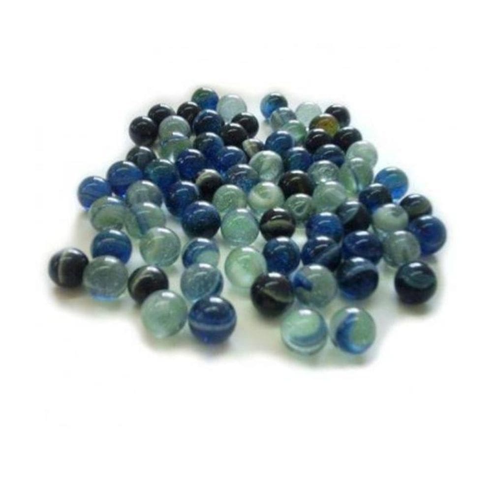 Bolinha Gude Cores Mistas Verde e Azul Pacote 300 unidades