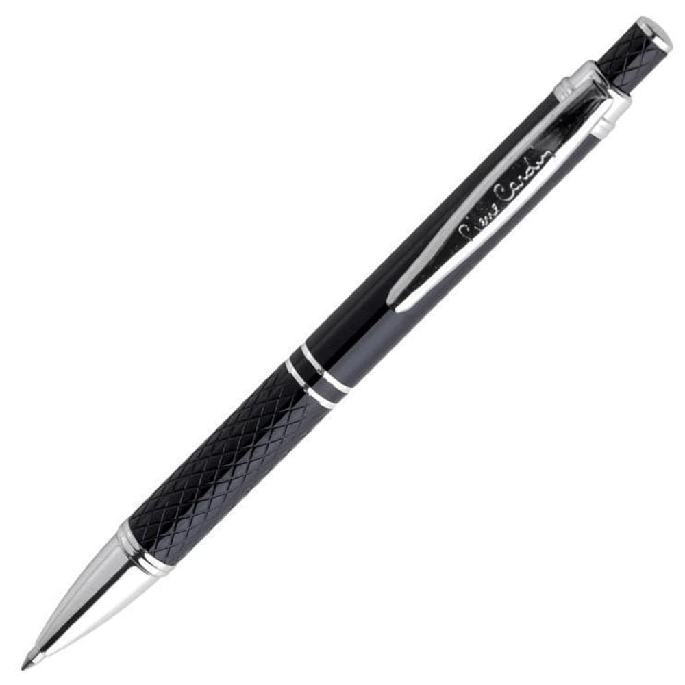 Caneta Esferográfica Pierre Cardin Lyon Preto Brilhante