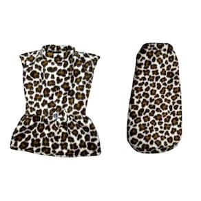 Kit 2 Roupas Para Cães - Vestido E Suéter De Inverno P
