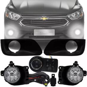 Kit Farol Milha Milha Auxiliar Onix Prisma Joy 2017 2018 2019