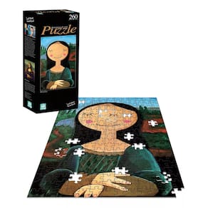 Quebra-Cabeça Monalisa 260 Peças 60x40cm Releitura De Arte - Nig Brinquedos
