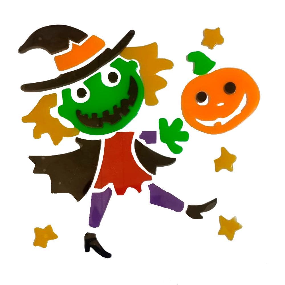 Adesivo Decorativo Para Halloween Em Gel Sticker Adesivo Para Decoracao Enfeite De Festa Tematica Dia das Bruxas