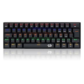 Teclado gamer mecânico compacto Lakshmi, ABNT2 Switch MK2 DIY VERMELHO, K606R (PT-RED), REDRAGON
