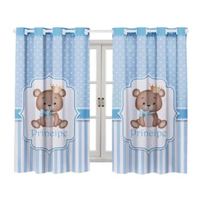 Cortina Infantil Blackout 2,00 X 1,40 Estampada Decorativa