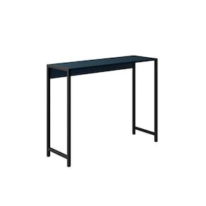 Aparador Estante Estilo Industrial Metalão E Mdf 94Cm Azul