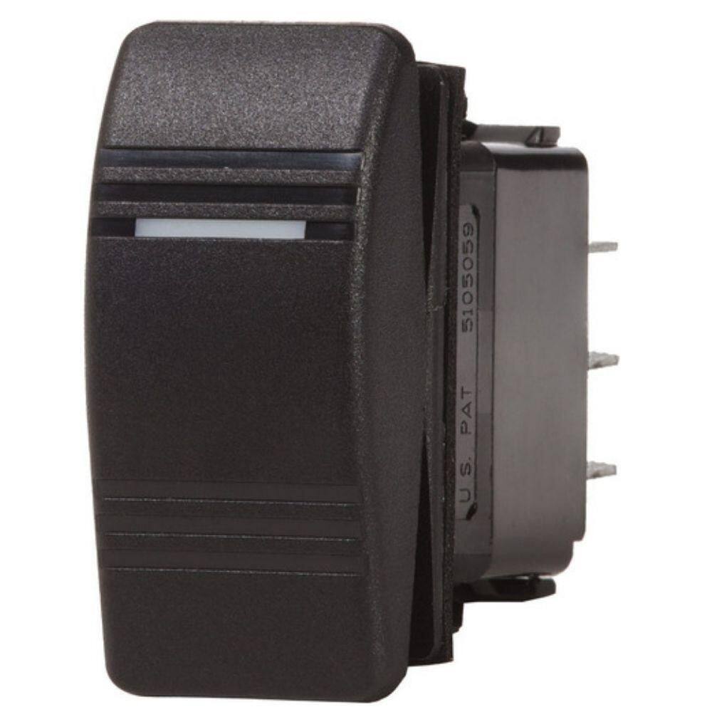 Interruptor On-Off Preto Em Plástico 3 Pinos 12V 20A